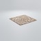 Ekena Millwork Large Garland Decorative Fretwork Wood Wall Panels, Red Oak, 23 3/8"W x 23 3/8"H x 3/8"T WALW24X24X0375GRDRO - alternate 3
